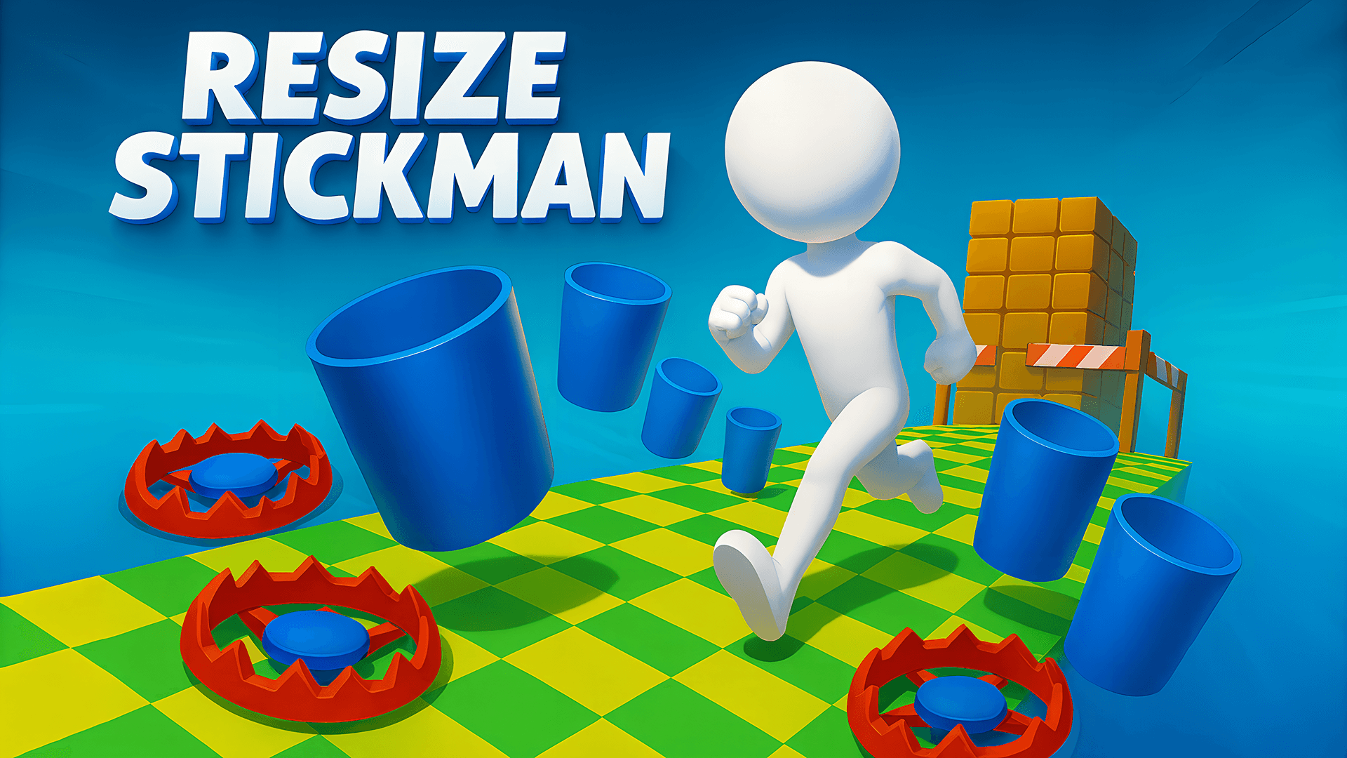 Stickman que cambia de tamaño