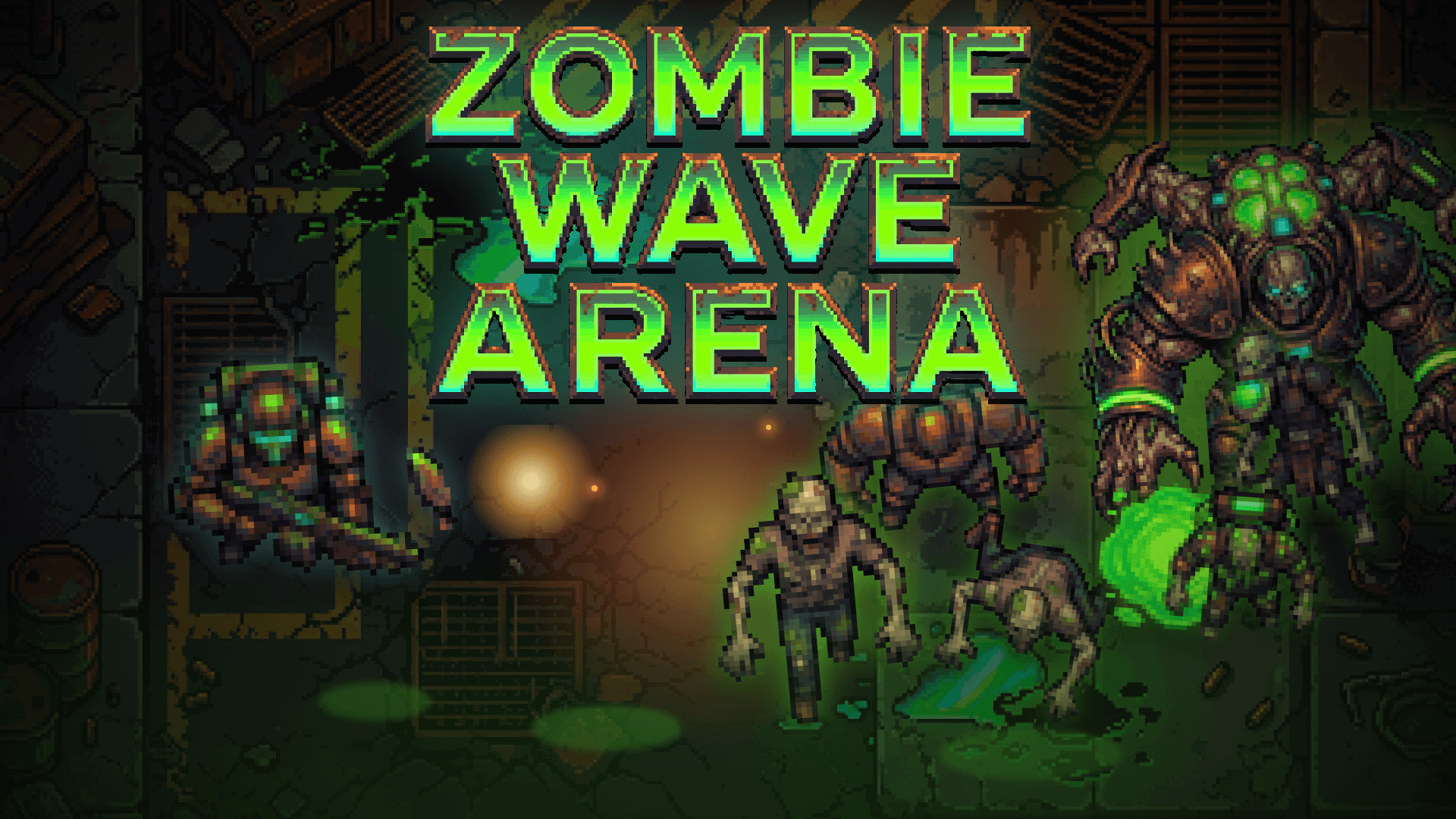 Arena de oleadas de zombis